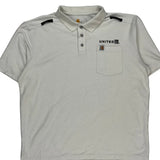 Carhartt Polo Shirt - XL Cream Cotton