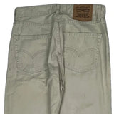 Levis Jeans - 30W 30L Cream Cotton
