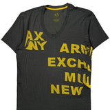 Armani Exchange T-Shirt - Small Gray Cotton