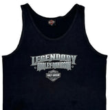 Legendary Harley Davidson Tank Top - XL Black Cotton