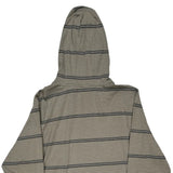 Oakley Striped Hoodie - Large Black Cotton