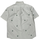 Ralph Lauren Short Sleeve Shirt - Large White Cotton