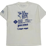 Festival Of Two Rivers 5K Run/Walk Hanes Graphic T-Shirt - Large White Cotton Blend