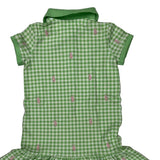 Age 4 Polo By Ralph Lauren Checked Dress - XS Green Cotton