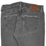 501 Levis Jeans - 33W 35L Gray Cotton