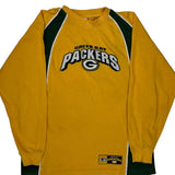 Green Bay Packers Nfl Long Sleeve T-Shirt - Medium Yellow Cotton