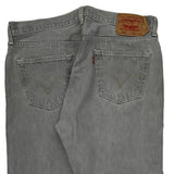 Levis 501 Jeans - 36W 31L Gray Cotton