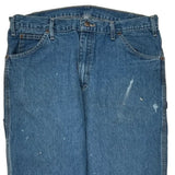 Dickies Double Knee Carpenter Jeans - 36W 31L Blue Cotton