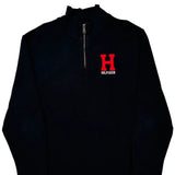 Tommy Hilfiger 1/4 Zip - XL Black Cotton