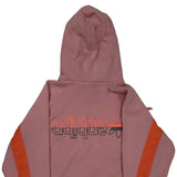 Trefoil Logo Adidas Graphic Hoodie - Small Orange Cotton