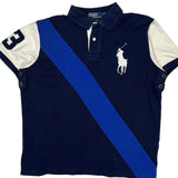 Ralph Lauren Polo Shirt - Large Navy Cotton