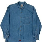 Dickies Denim Shirt - XL Blue Cotton