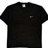 Nike T-Shirt - Medium Black Cotton
