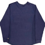 Carhartt Fr Long Sleeve T-Shirt - 2XL Blue Cotton