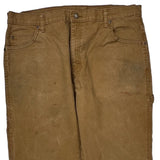 Dickies Carpenter Pants - 35W 30L Brown Cotton
