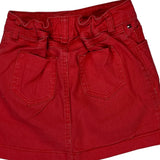 Age 7 Tommy Hilfiger Mini Skirt - Small Red Cotton
