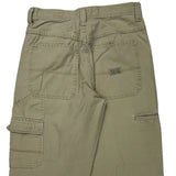 Wrangler Cargo Trousers - 28W 29L Khaki Cotton