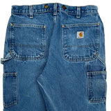 Carhartt Double Knee Carpenter Jeans - 31W 30L Blue Cotton