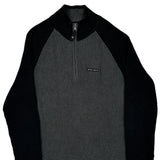 Nautica 1/4 Zip - XL Black Cotton