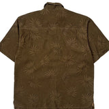 Tommy Bahama Hawaiian Shirt - Medium Brown Silk