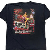 Las Vegas Harley Davidson Graphic T-Shirt - XL Black Cotton