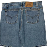 Levis Denim Shorts - 36W 13L Blue Cotton