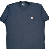 Carhartt T-Shirt - XL Blue Cotton