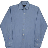 Polo By Ralph Lauren Checked Shirt - Large Blue Cotton