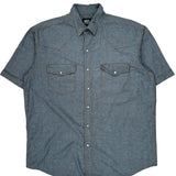 Key Denim Shirt - XL Blue Cotton