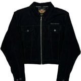 Harley Davidson Graphic Cord Jacket - XL Black Cotton