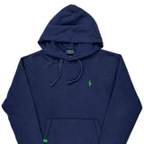 Performance Polo By Ralph Lauren Hoodie - Small Navy Cotton