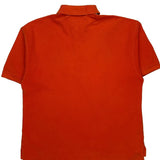 Tommy Hilfiger Polo Shirt - XL Orange Cotton