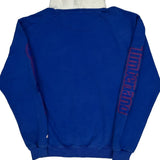 Champion Hoodie - Large Blue Cotton Blend