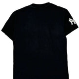 Baseball Hanes Single Stitch T-Shirt - Medium Black Cotton