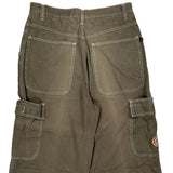 Hip Hop Breakdown Cargo Shorts - 34W 26L Brown Cotton