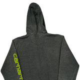 Loose Fit Carhartt Hoodie - Small Gray Cotton Blend