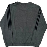 Adidas Sweatshirt - Large Gray Cotton Blend