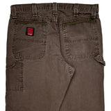 Wrangler Carpenter Pants - 34W 30L Brown Cotton