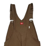 Dickies Overalls - 34W 30L Brown Cotton