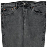 Levis 501 Jeans - 35W 28L Gray Cotton