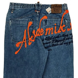 Hip Hop Akademiks Jeans - 32W 30L Blue Denim