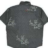 Point Zero Checked Short Sleeve Shirt - XL Blue Cotton