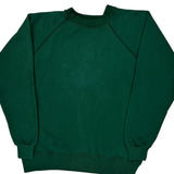 Made In USA Hanes Atlantic City Sweatshirt - Medium Green Cotton Blend