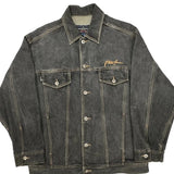 Phat Farm Oversized Denim Jacket - Large Gray Denim