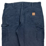 Carhartt Carpenter Trousers - 34W 33L Blue Cotton