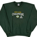 Green Bay Packers Gildan Nfl Sweatshirt - Large Green Cotton Blend