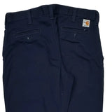 Reflective Stripes Carhartt Pants - 36W 34L Navy Cotton