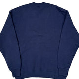 Blank Unbranded Sweatshirt - Large Navy Cotton Blend
