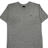 Nike T-Shirt - Large Gray Cotton