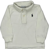 Age 9 Months Ralph Lauren Polo Shirt - 4XS White Cotton